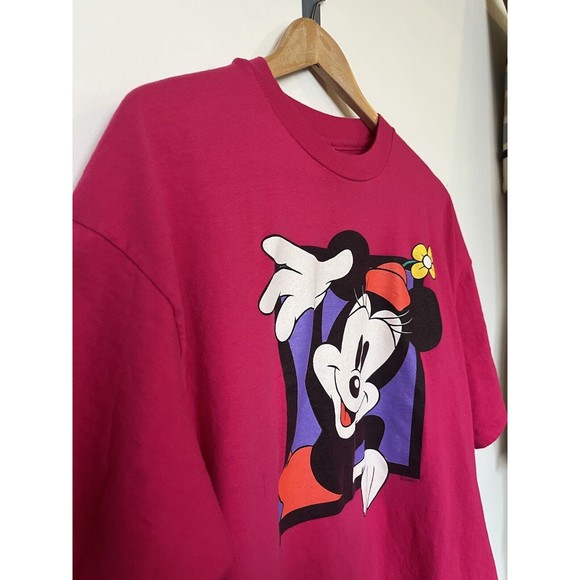 Vintage Single Stitch Pink Minnie Mouse T Shirt Size XL - Picture 4 of 9